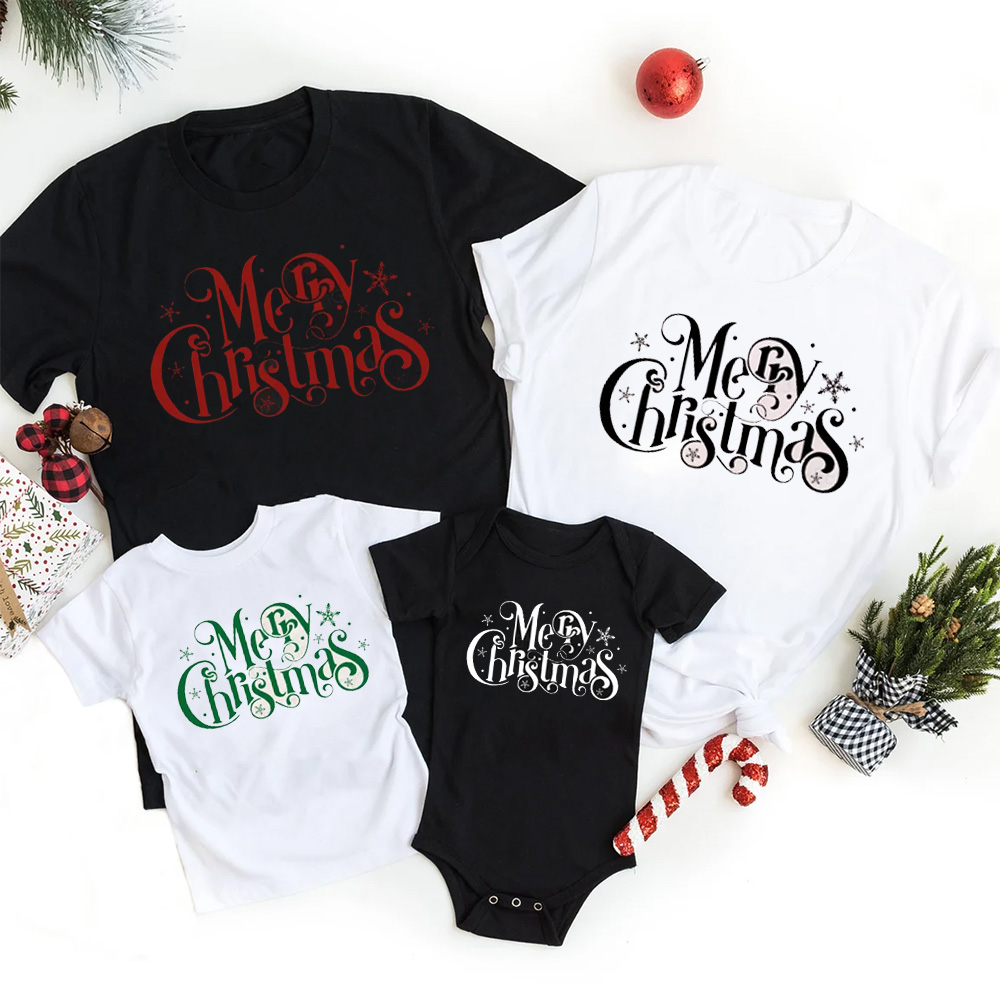 Vintage Merry Christmas Shirts For Family