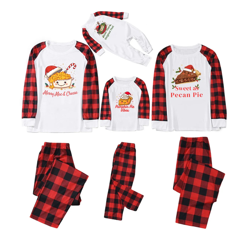 Personalized Christmas Dinner Crew Family Matching Pajamas
