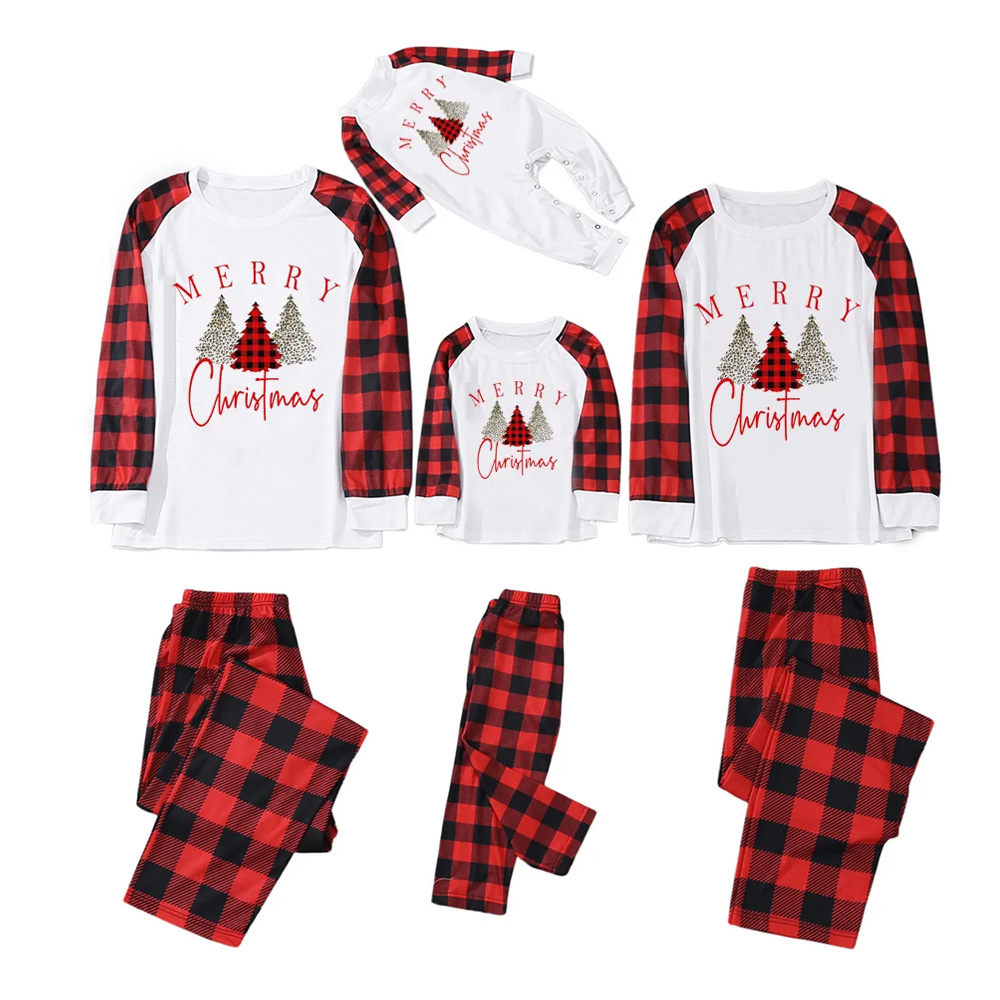 Merry Tree Christmas Family Matching Pajamas