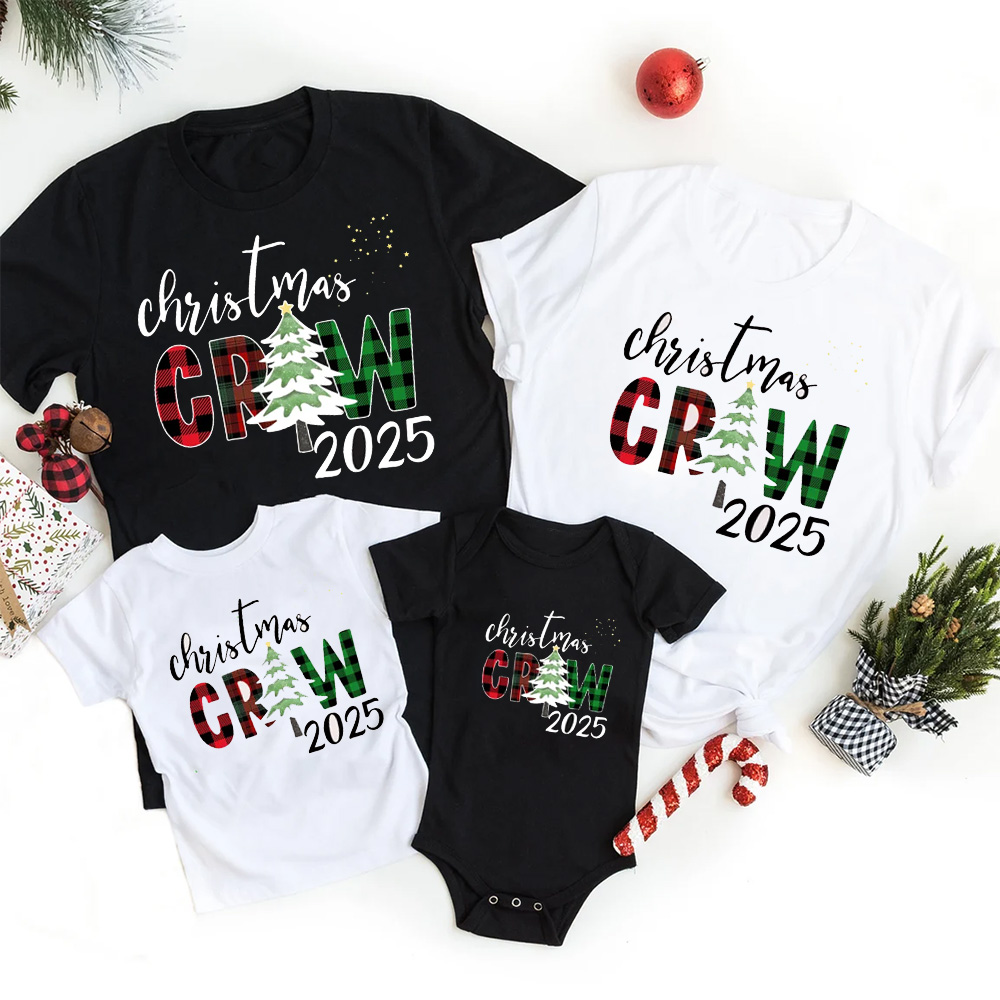 2025 Matching Family Christmas Shirts Funny Attire