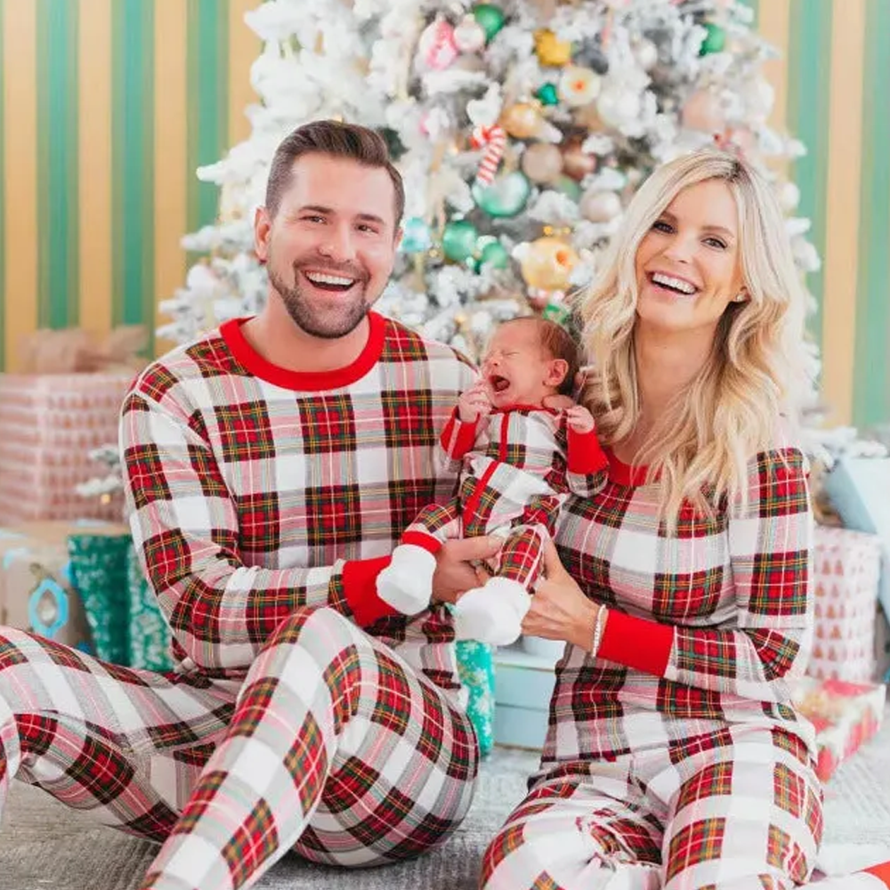 Christmas Red Plaid Family Matching Pajama Set