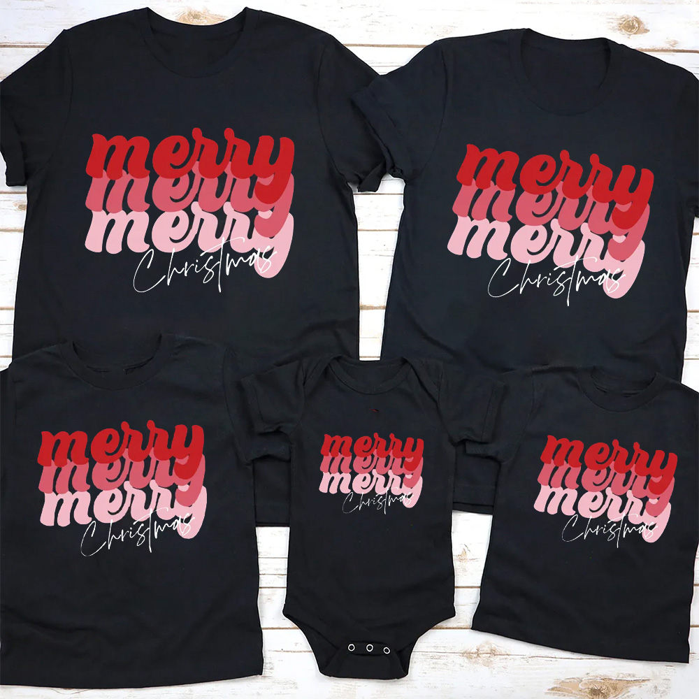 Merry Christmas Family Matching Shirts