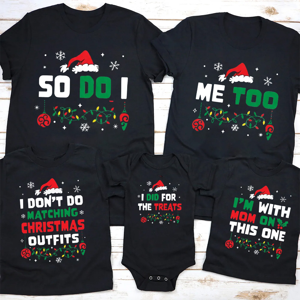 Personalized Christmas Clothing Wars Family Matching T-Shirts