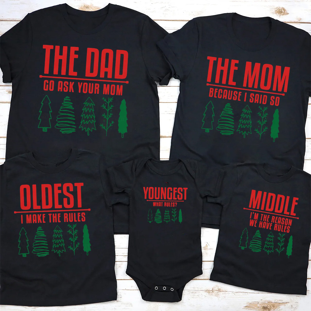 Personalized Funny Group Family Matching T-Shirts