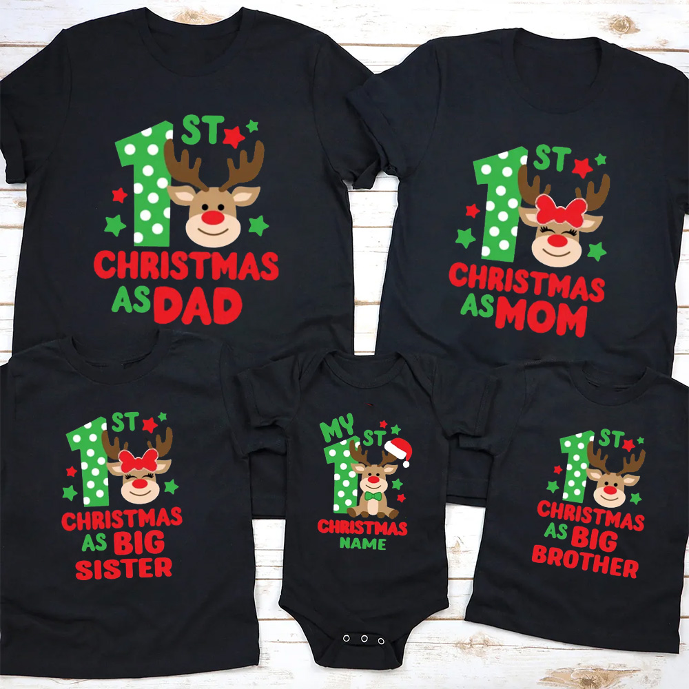 Holiday Memories Christmas Family Matching T-Shirts