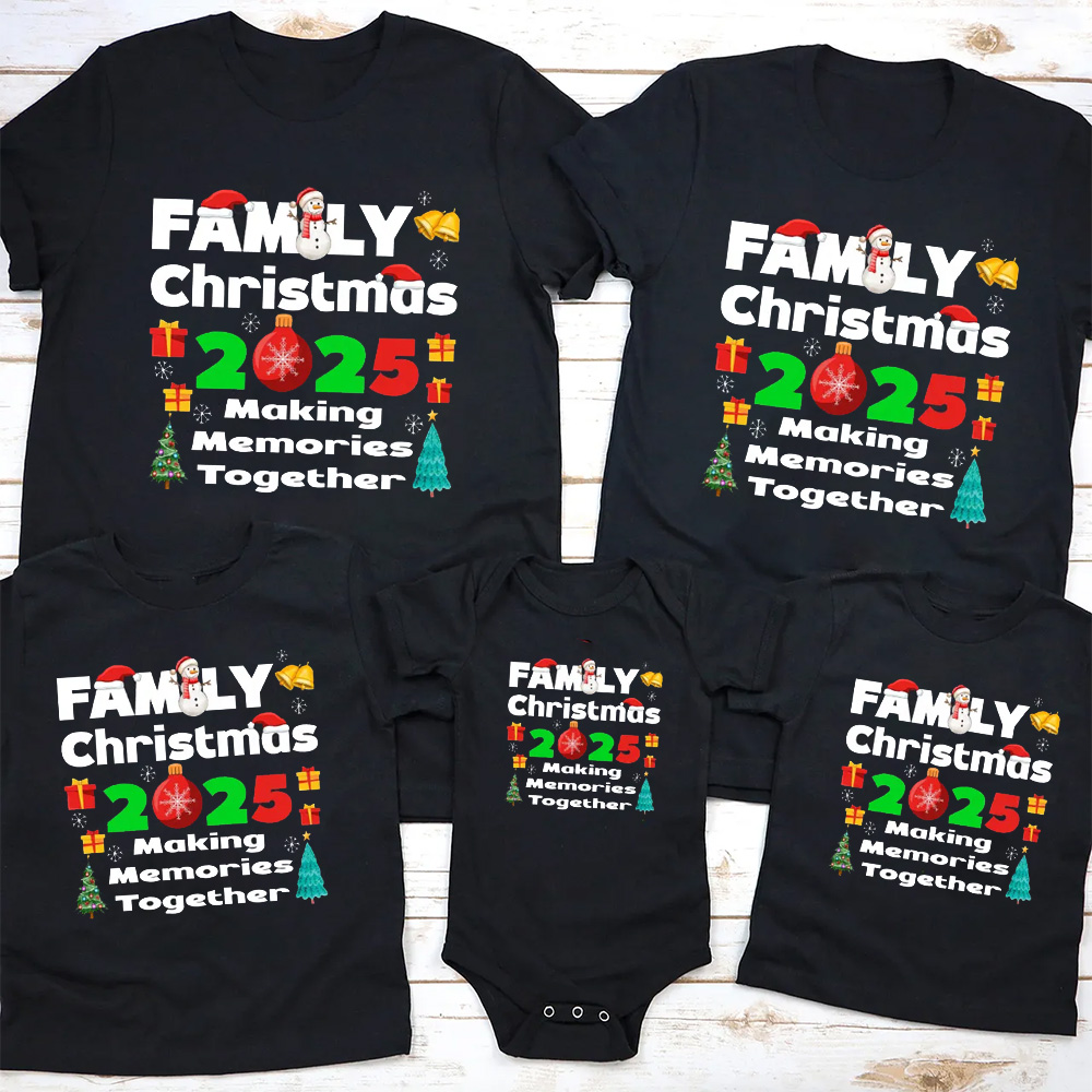 Christmas Group 2025 Family Matching T-Shirts