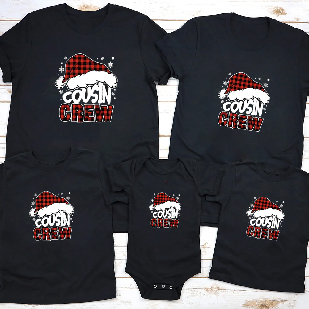 Cousin Crew Christmas Family Matching Shirt