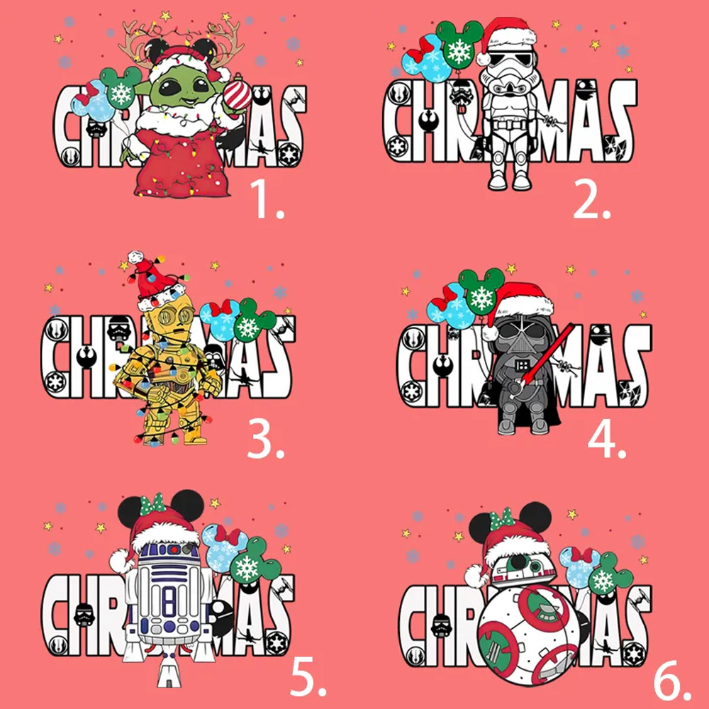 Personalized Fighting Character Snowflake Christmas Matching T-Shirts