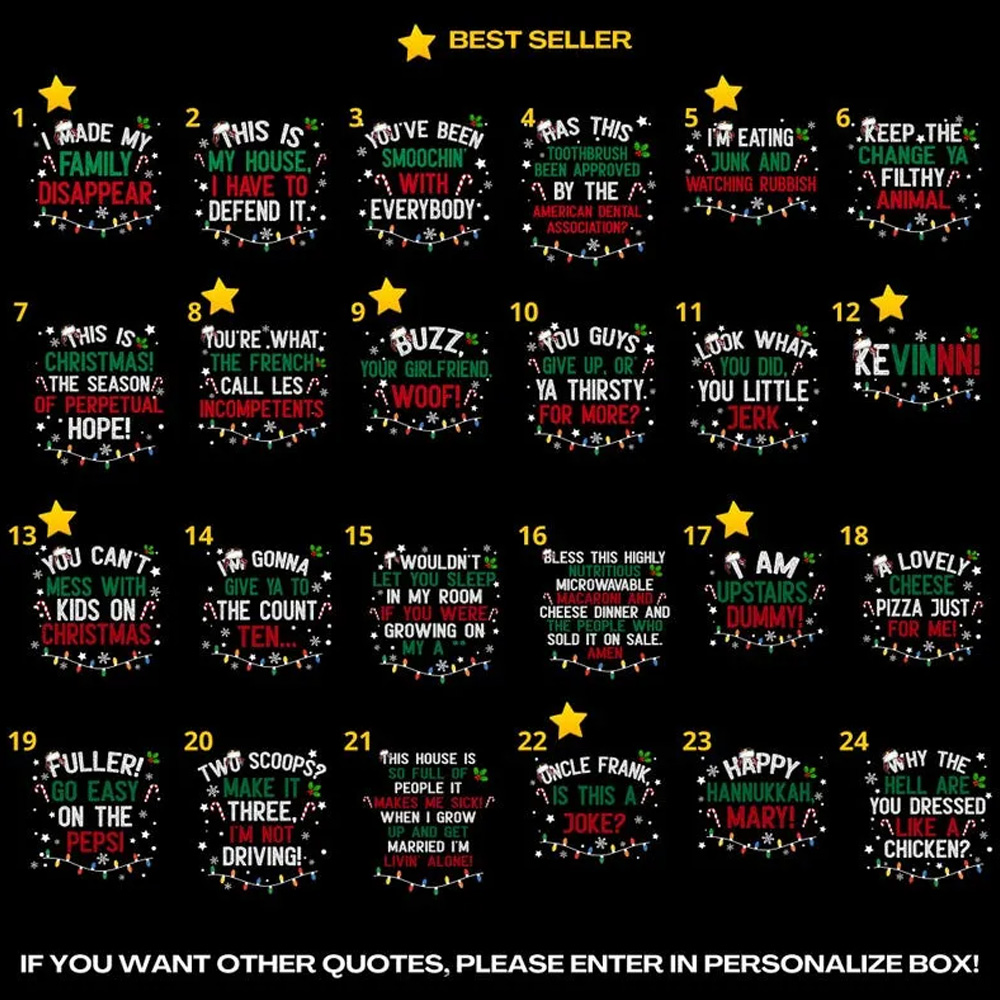 Personalized Home Alon Quotes Family Matching T-Shirts