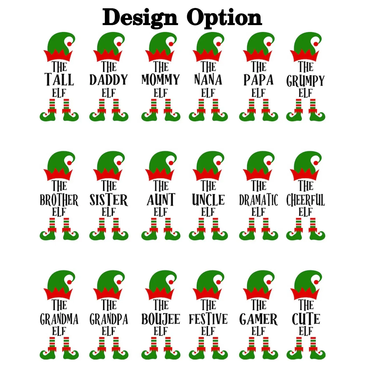 Personalized Christmas The Elf Family Matching Pajamas