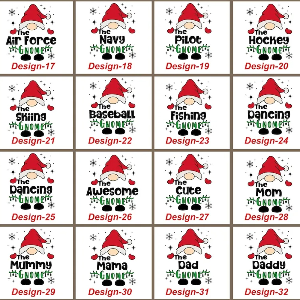 Christmas Custom Gnome Matching Pajamas