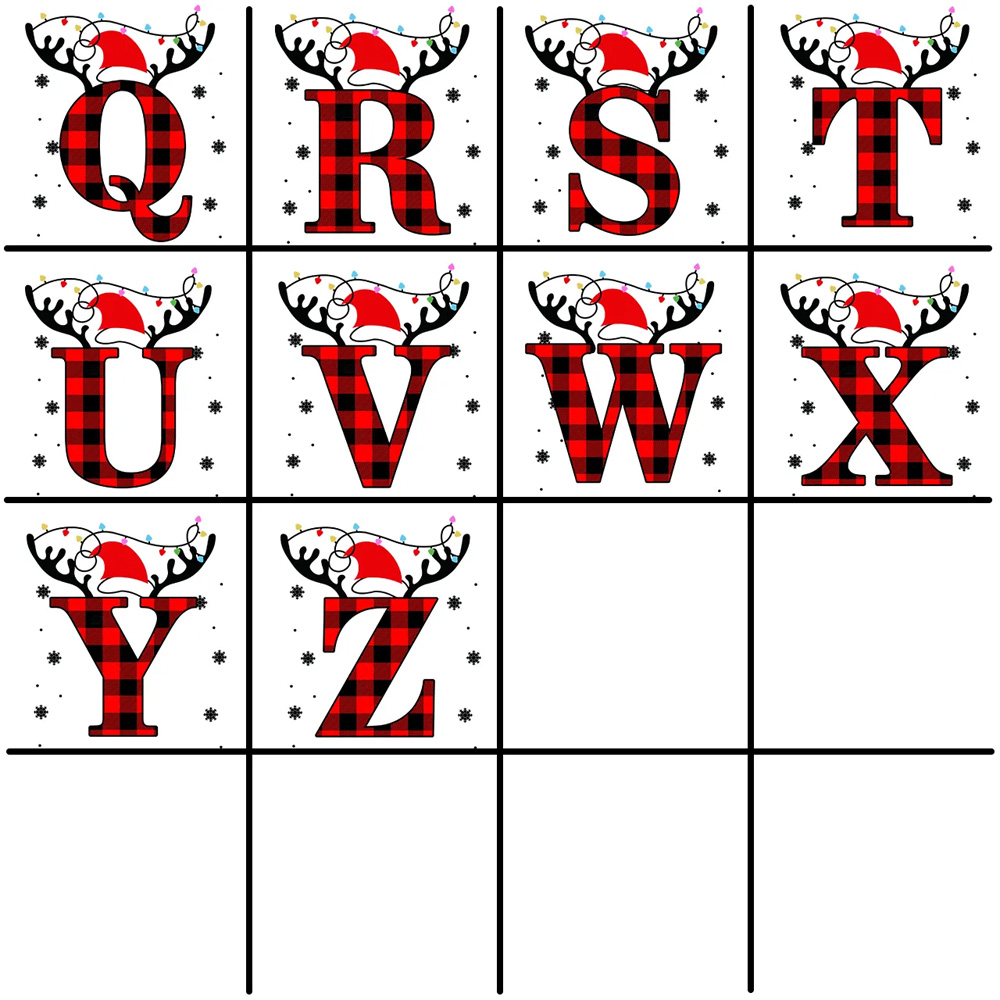 Personalized Elk Monogram Christmas Pajamas