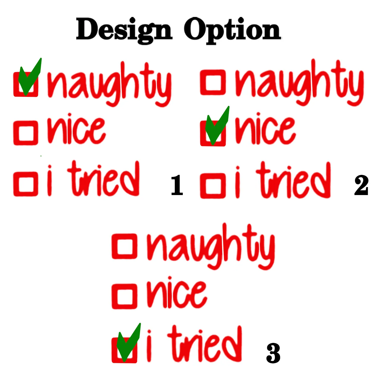 Personalized Naughty Or Nice Family Matching T-Shirts