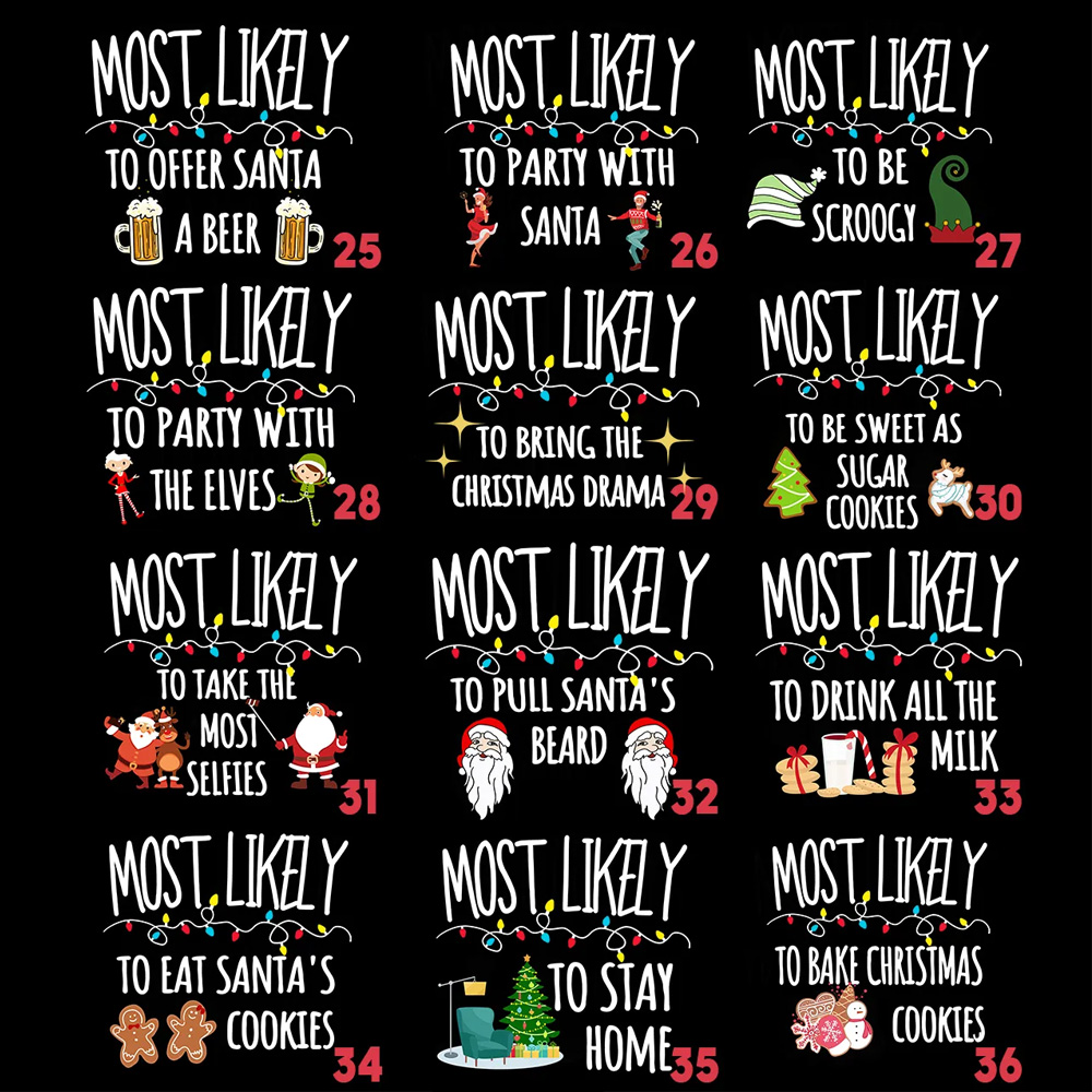 Emoticons Most Likely To Funny Christmas Shirt