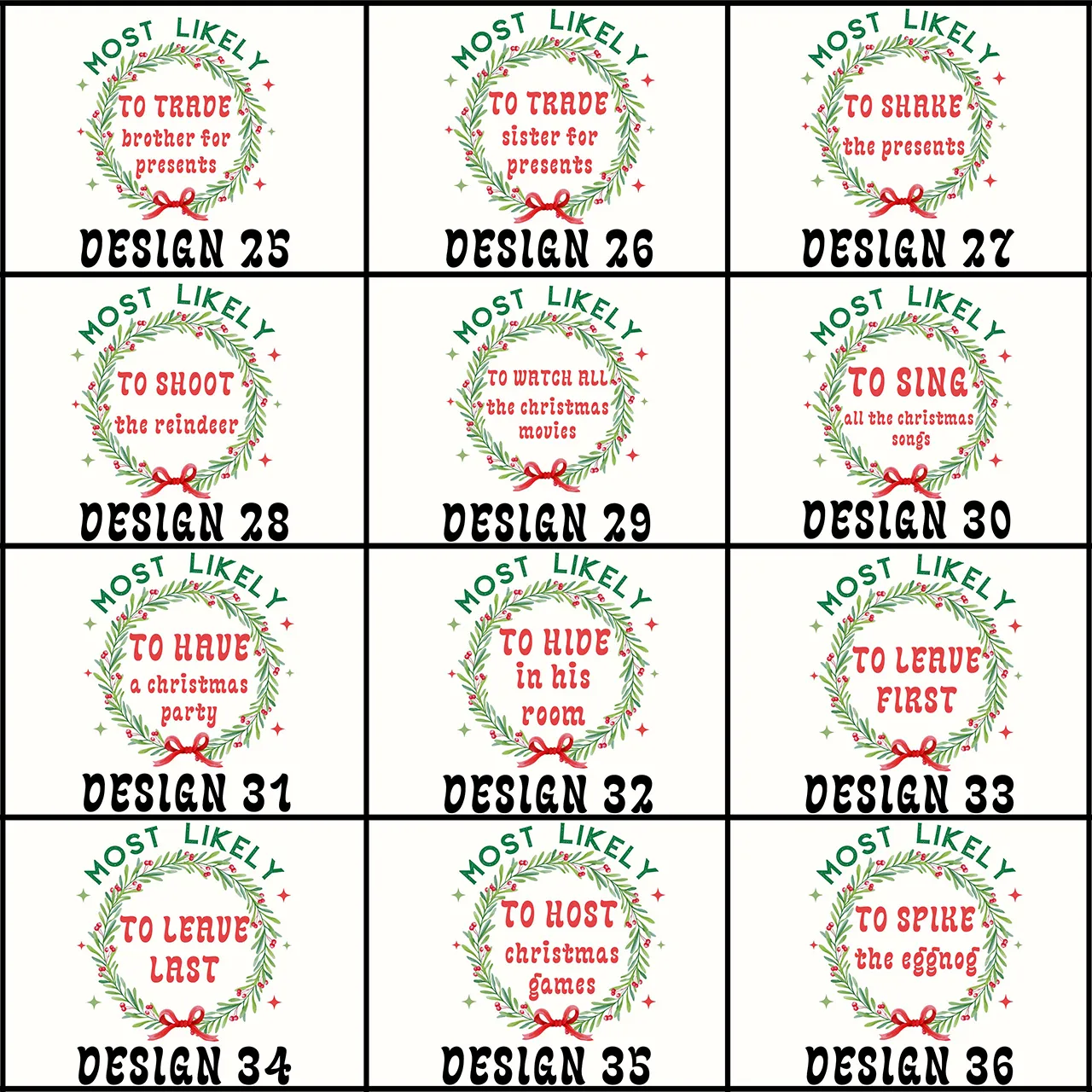 59 Quotes Custom Florals Design Most Likely To Christmas Shirts