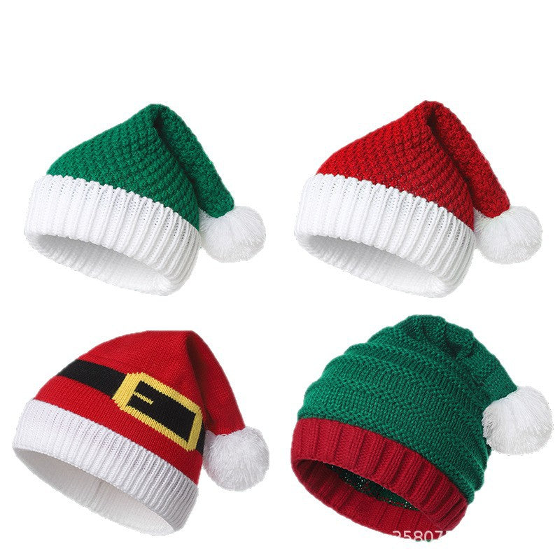 Christmas Knitted Parent-child Wool Hat