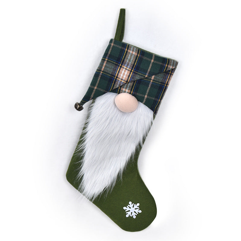 Rudolph Christmas Stocking Decorated Gift Bag