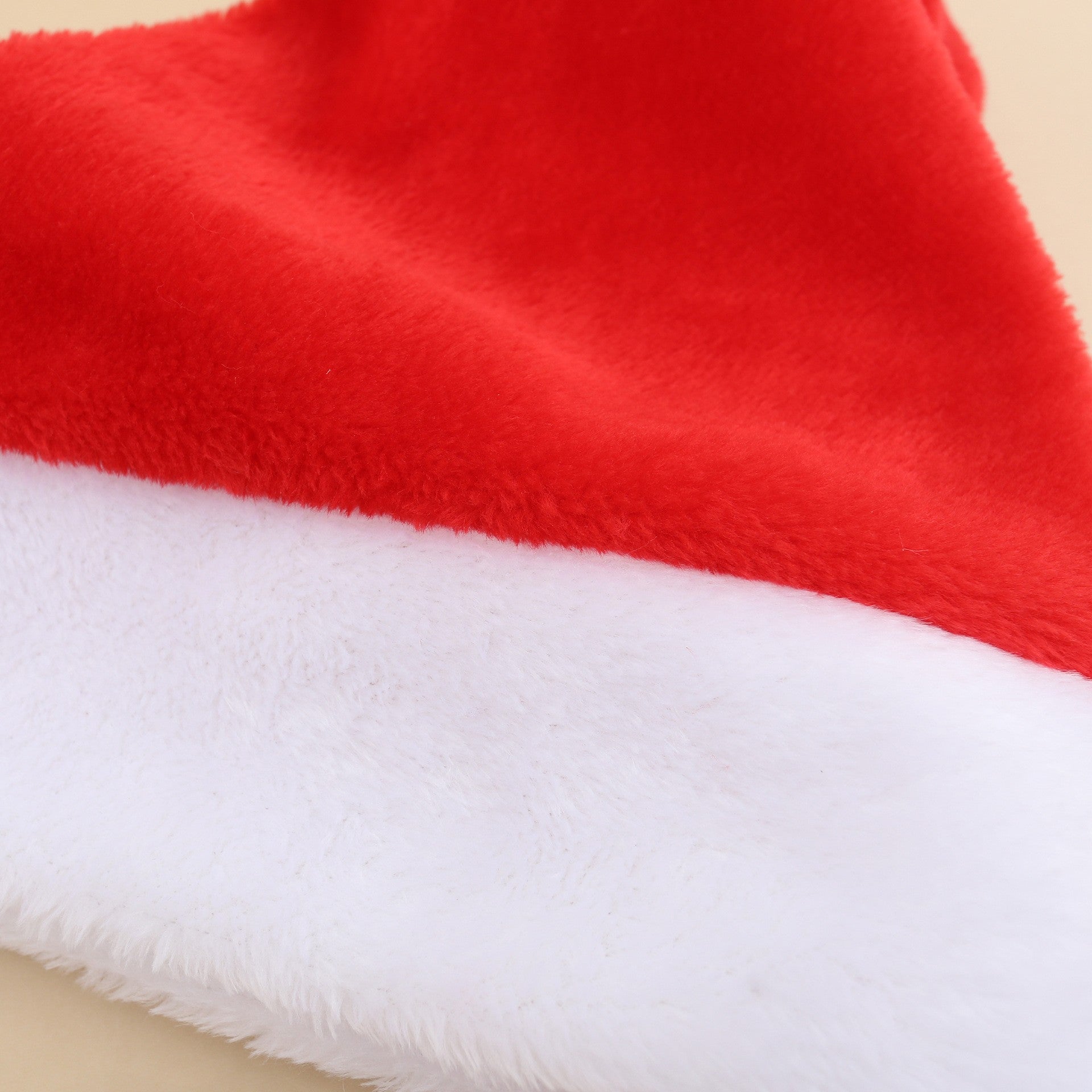Classic Red Plush Christmas Hat