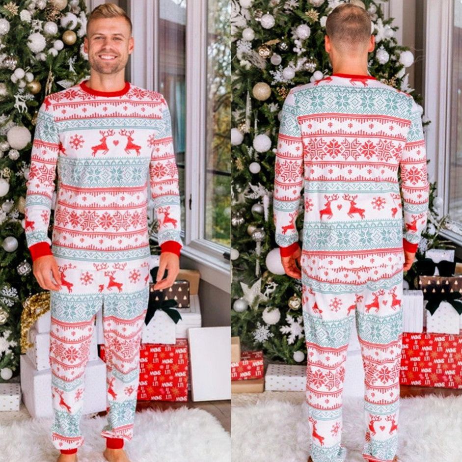 Matching Family Christmas Pajamas – Deer Print Set