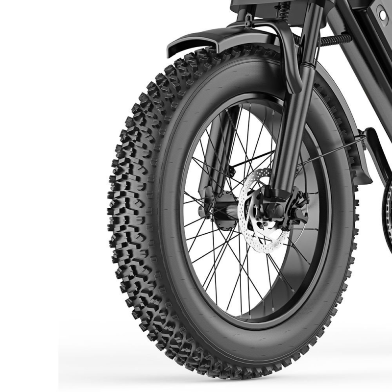 HEADEER BK20 Electric Dirt Bike,48V 20AH Battery,750W Motor,50KM/H Top Speed,80 km Max Rnage,20 INC aerodynamic tires