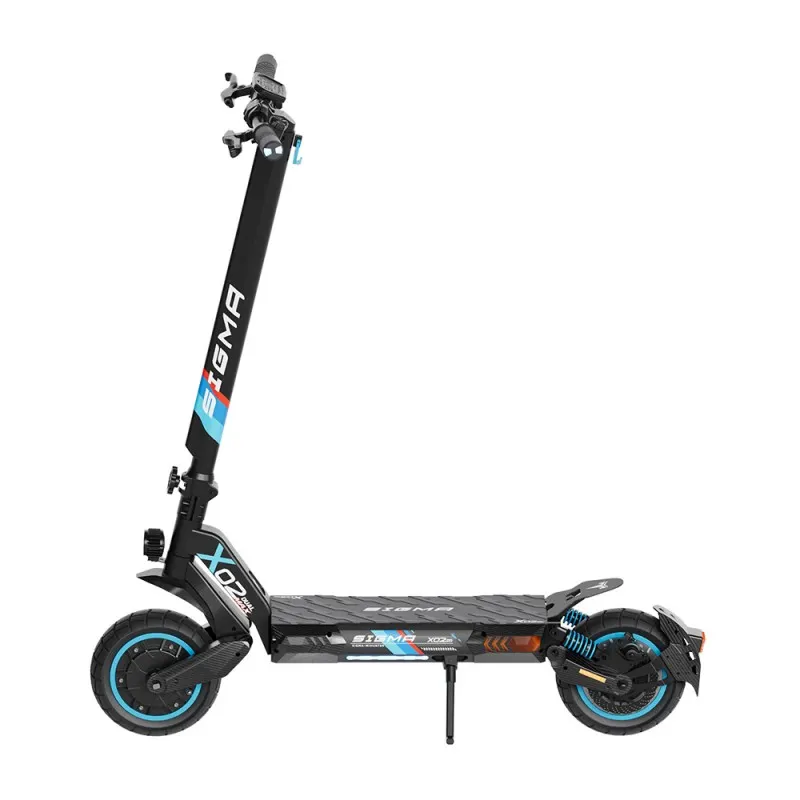 Sigma X02 10" Off‑Road Electric Scooter, 1000W*2 Motor, 48V 18AH Battery, 55KM/H Max Speed, 80KM Range