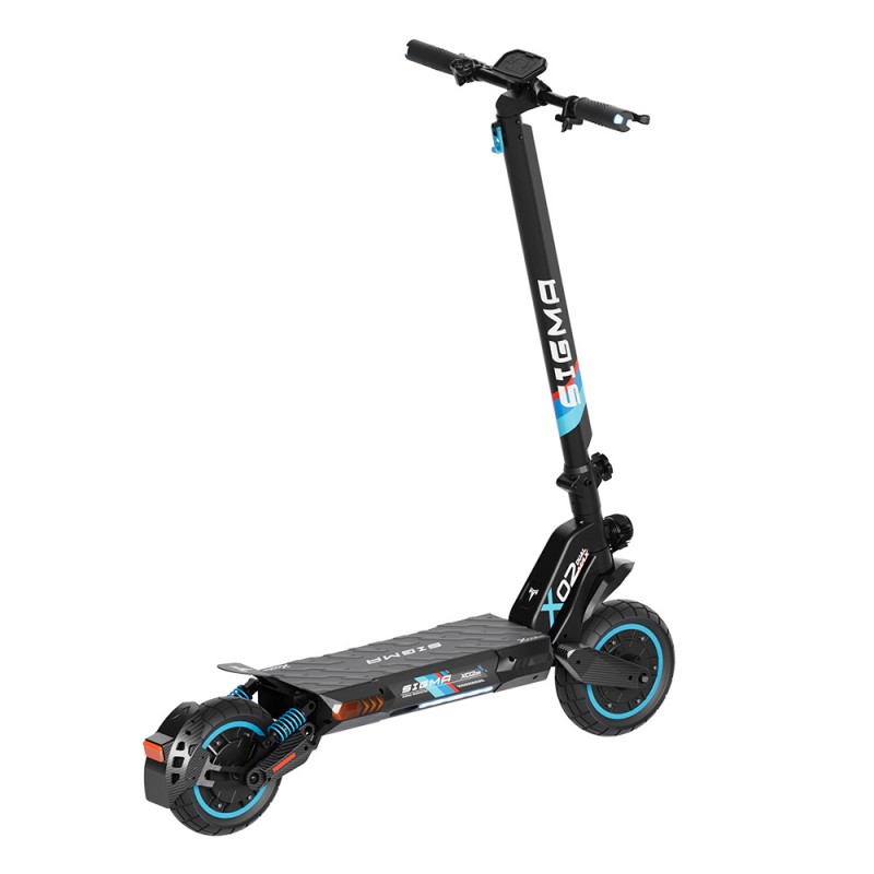Sigma X02 10" Off‑Road Electric Scooter, 1000W*2 Motor, 48V 18AH Battery, 55KM/H Max Speed, 80KM Range