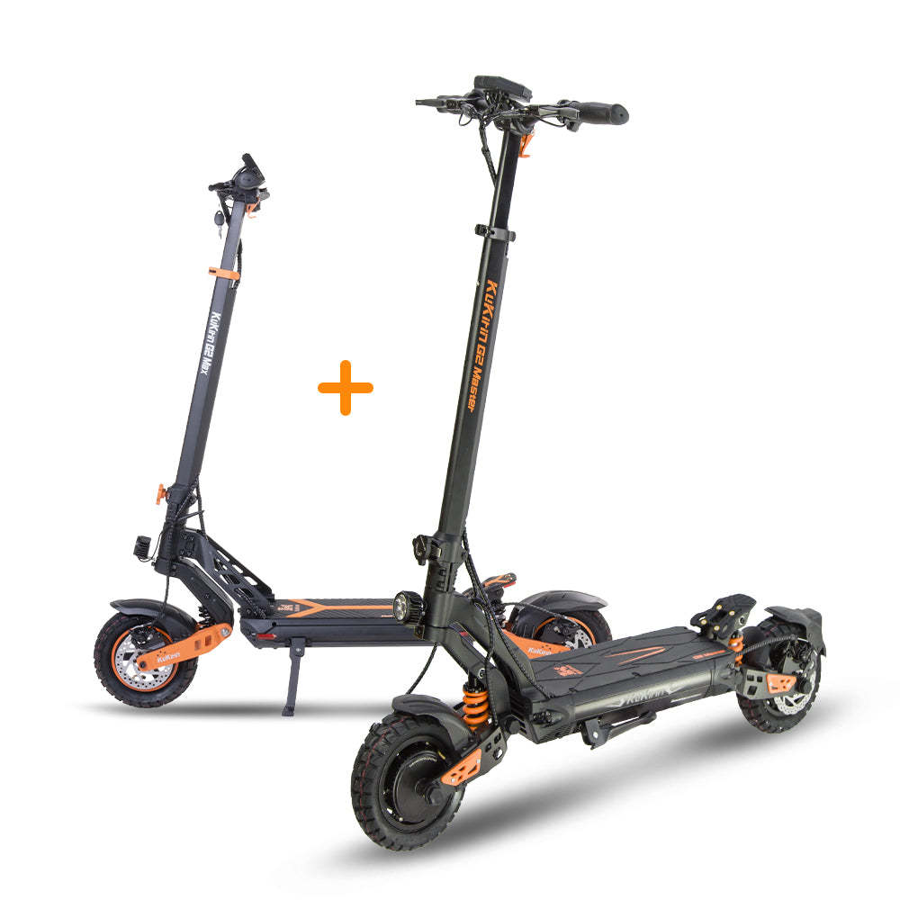 KuKirin G2 Max + G2 Master Electric Scooter Bundle
