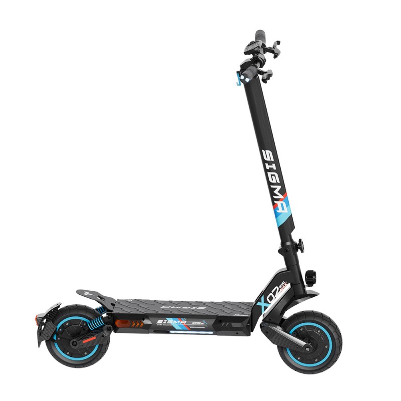 Sigma X02 10" Off‑Road Electric Scooter, 1000W*2 Motor, 48V 18AH Battery, 55KM/H Max Speed, 80KM Range