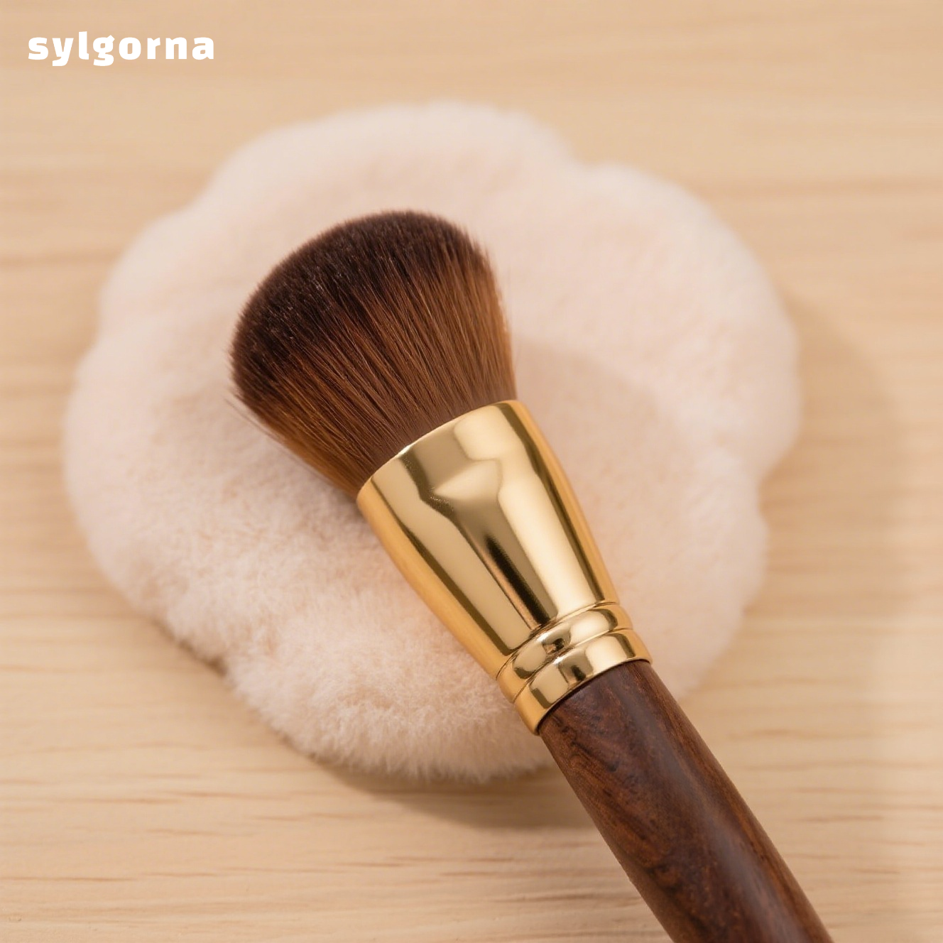 Large Fluffy Powder Brush with Round Head (Pack of 3)