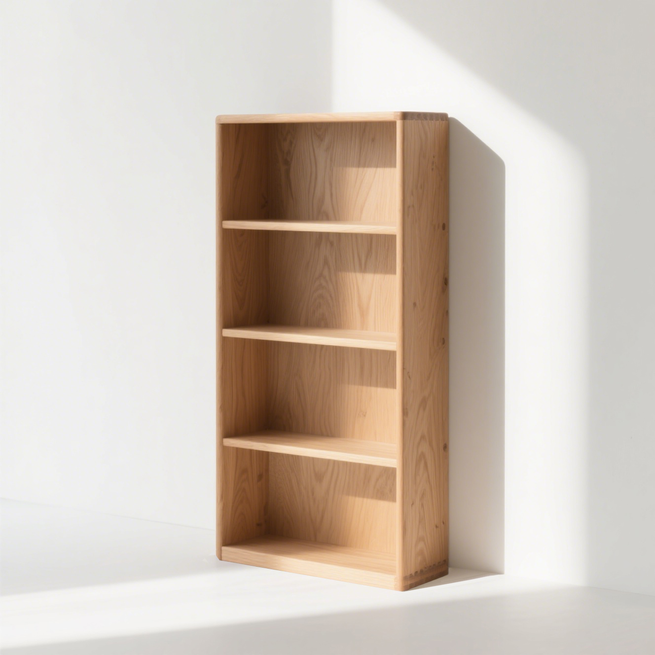 FSC-zertifiziertes Bücherregal aus Massivholz