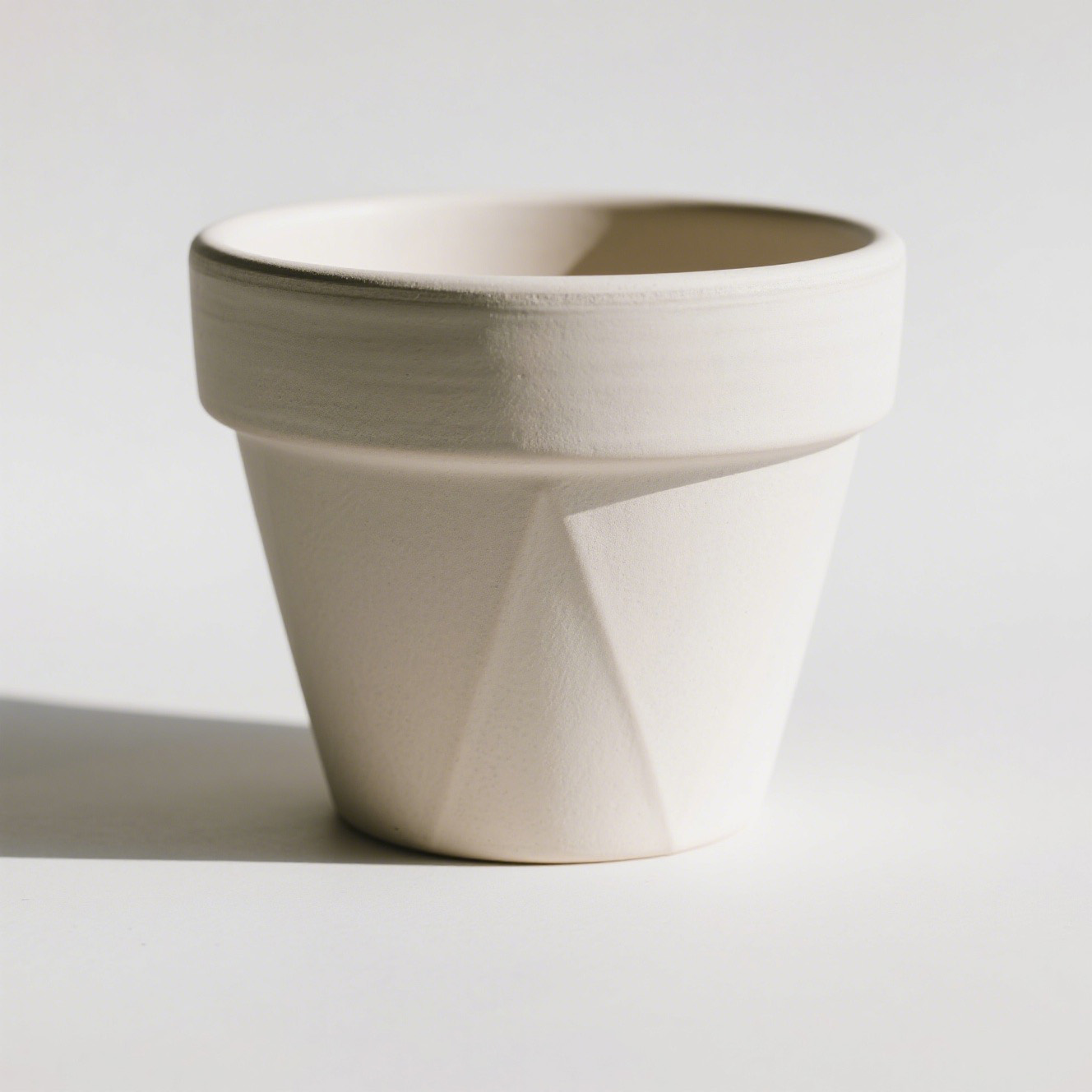 Handgefertigte glasierte Blumentöpfe aus Steinzeug (6 Stück)