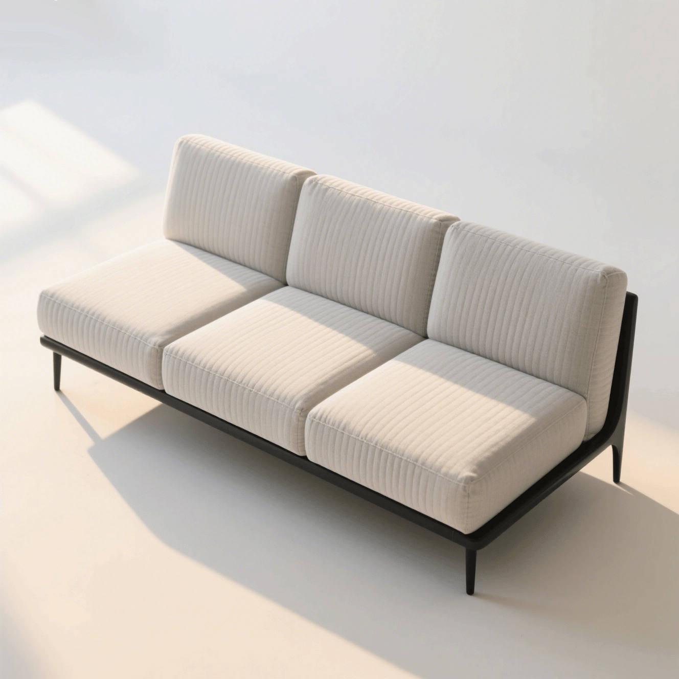 Flexibles modulares Sofa aus hochwertigem Stoff