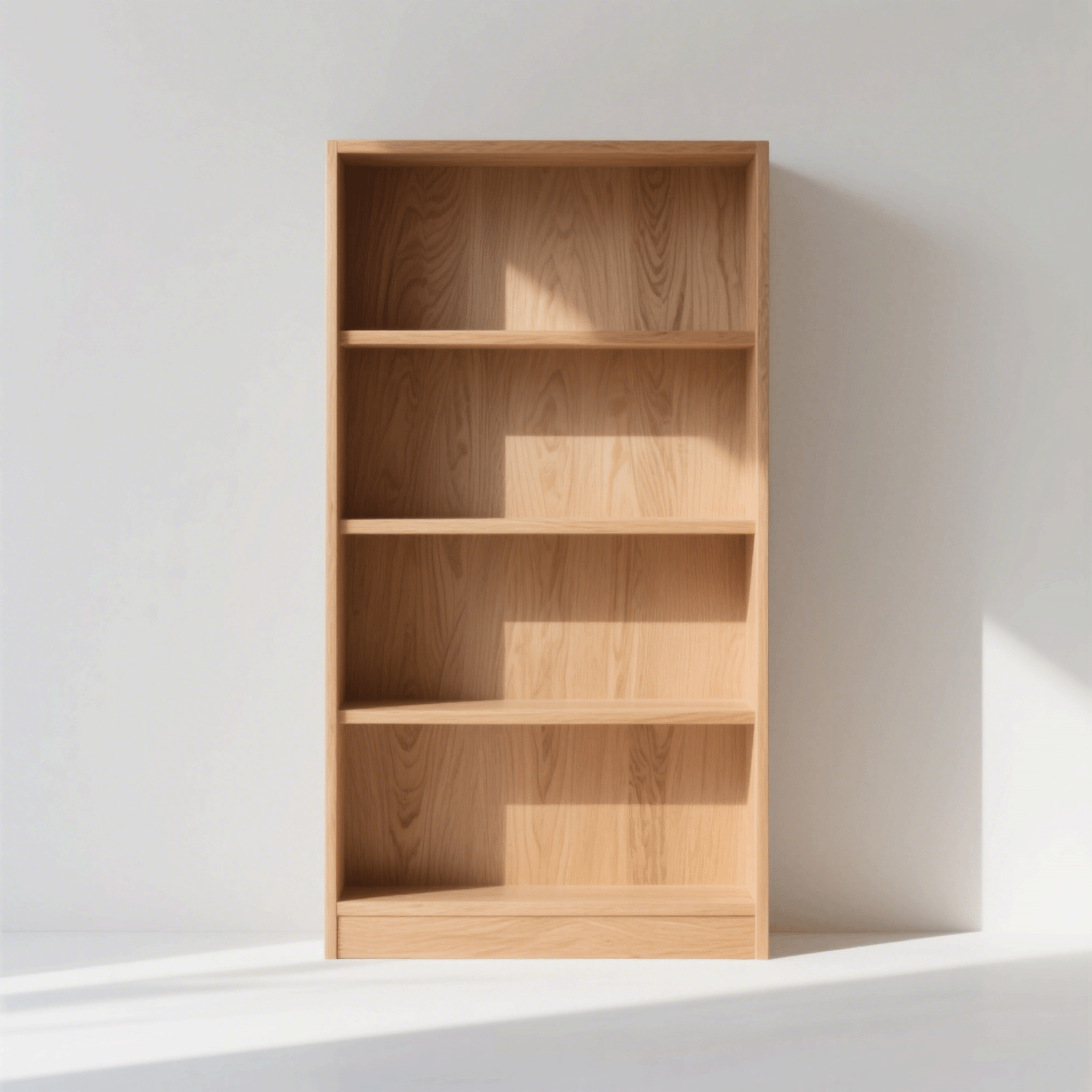 FSC-zertifiziertes Bücherregal aus Massivholz