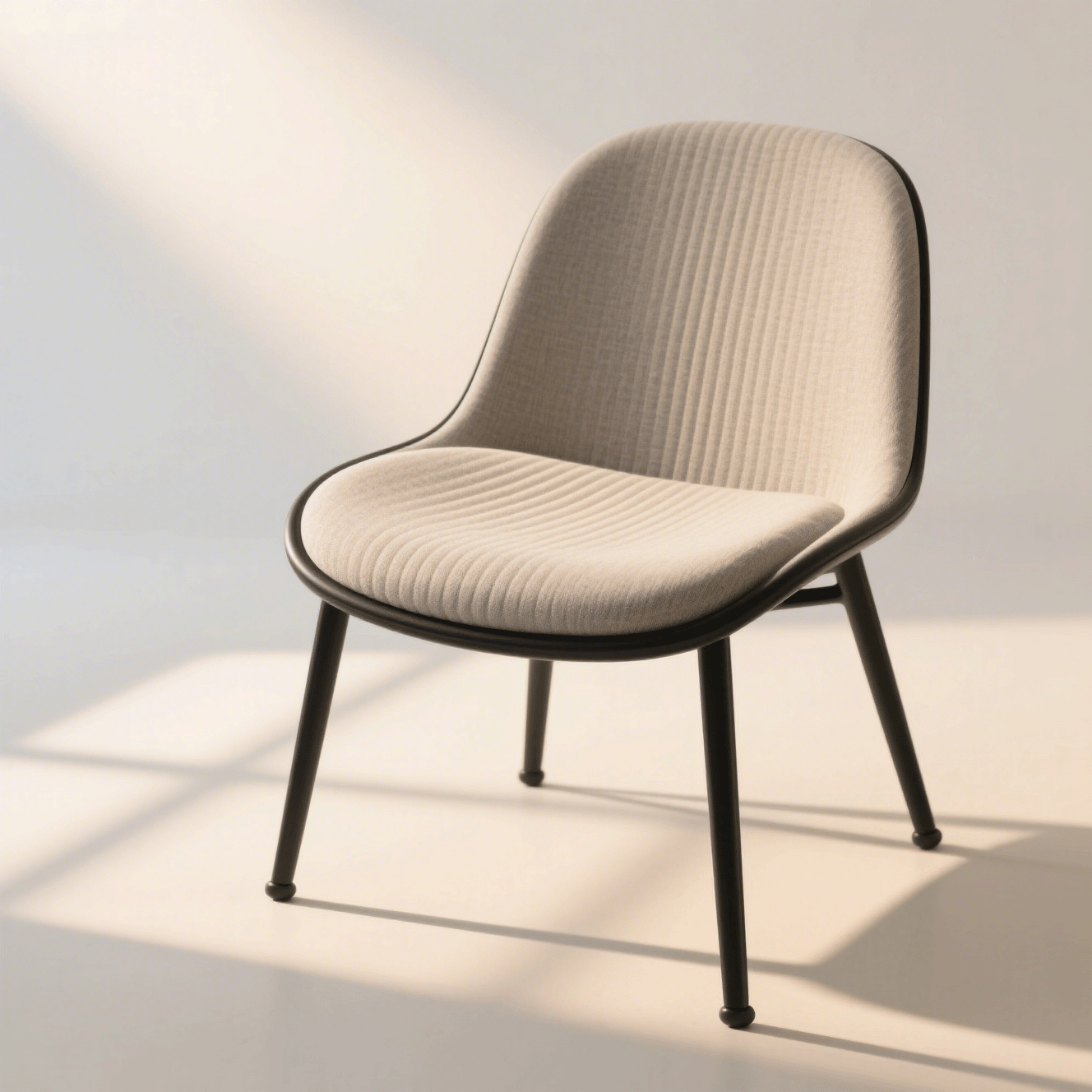 Ergonomischer Esstisch und Stühle für das Wohnzimmer (4 Stück)