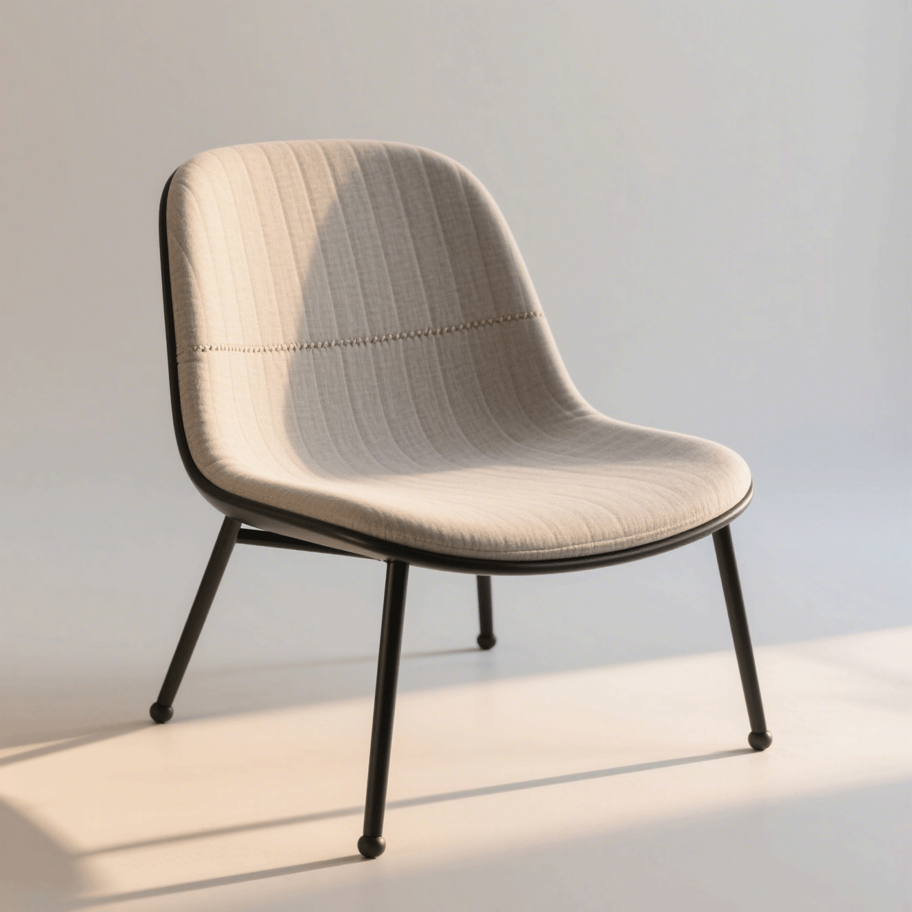 Ergonomischer Esstisch und Stühle für das Wohnzimmer (4 Stück)