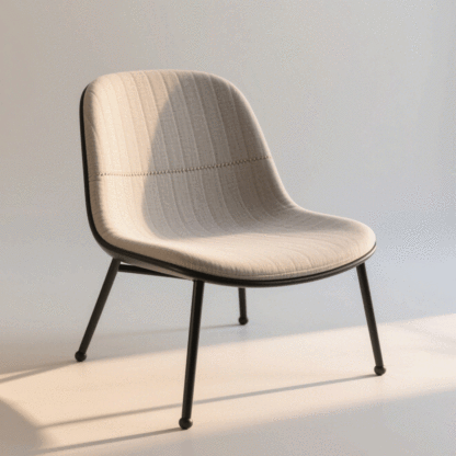 Ergonomischer Esstisch und Stühle für das Wohnzimmer (4 Stück)