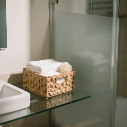 Handgewebter Aufbewahrungskorb