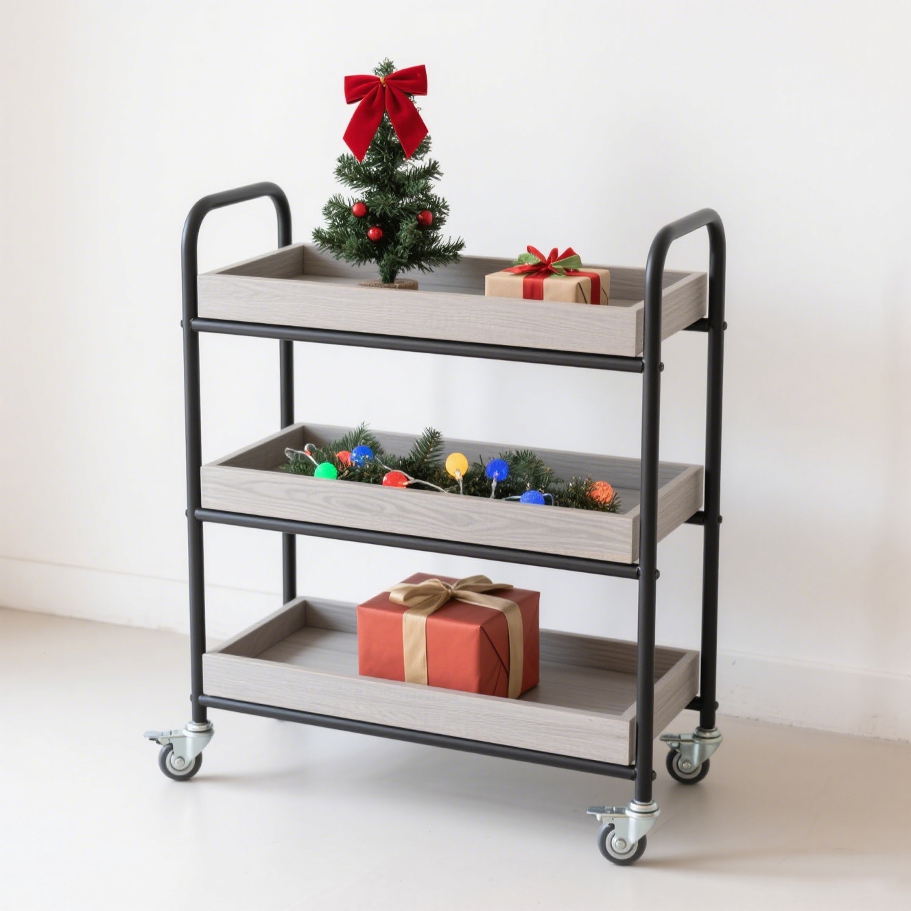 Aufbewahrungswagen im nordischen Stil