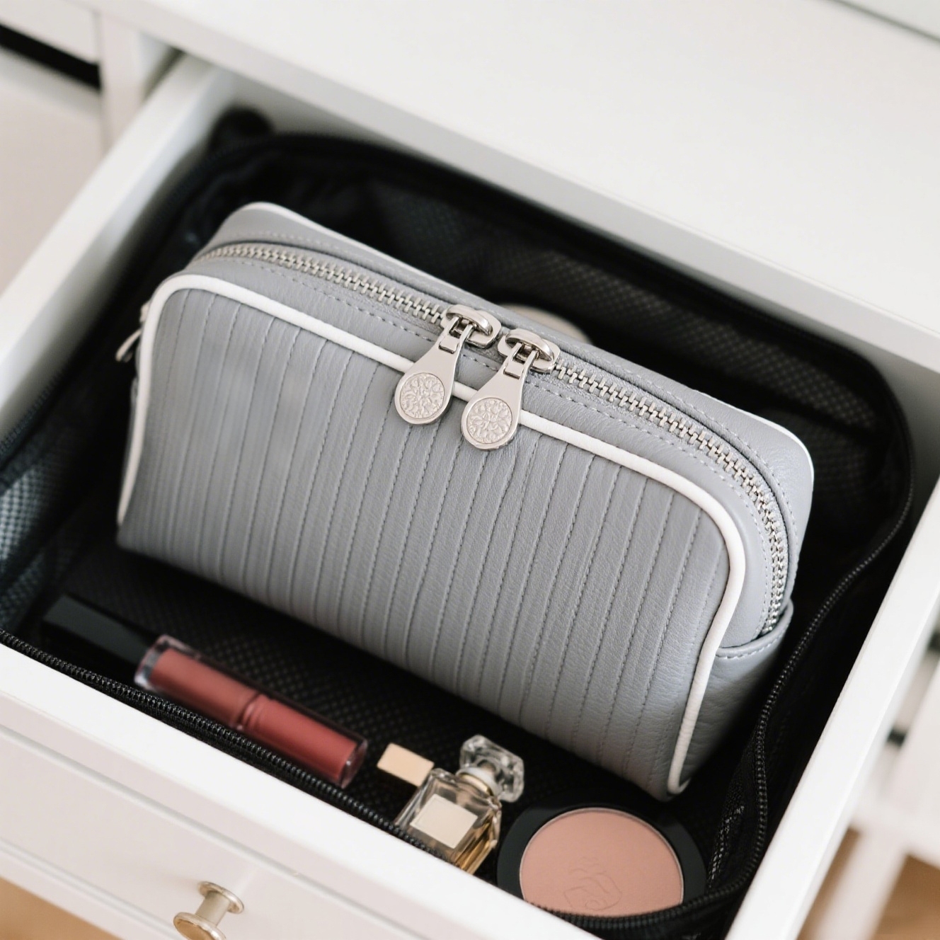 Aufbewahrungstasche aus weichem Leder