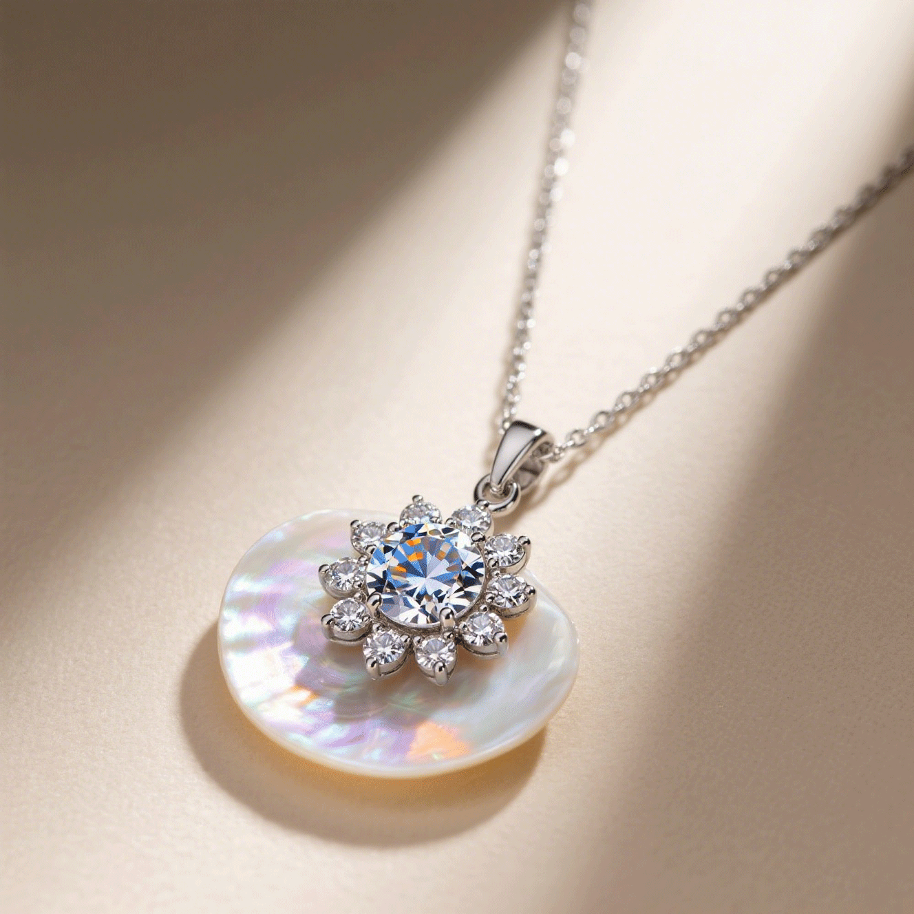 Elegáns gyémánt nyaklánc minden alkalomra