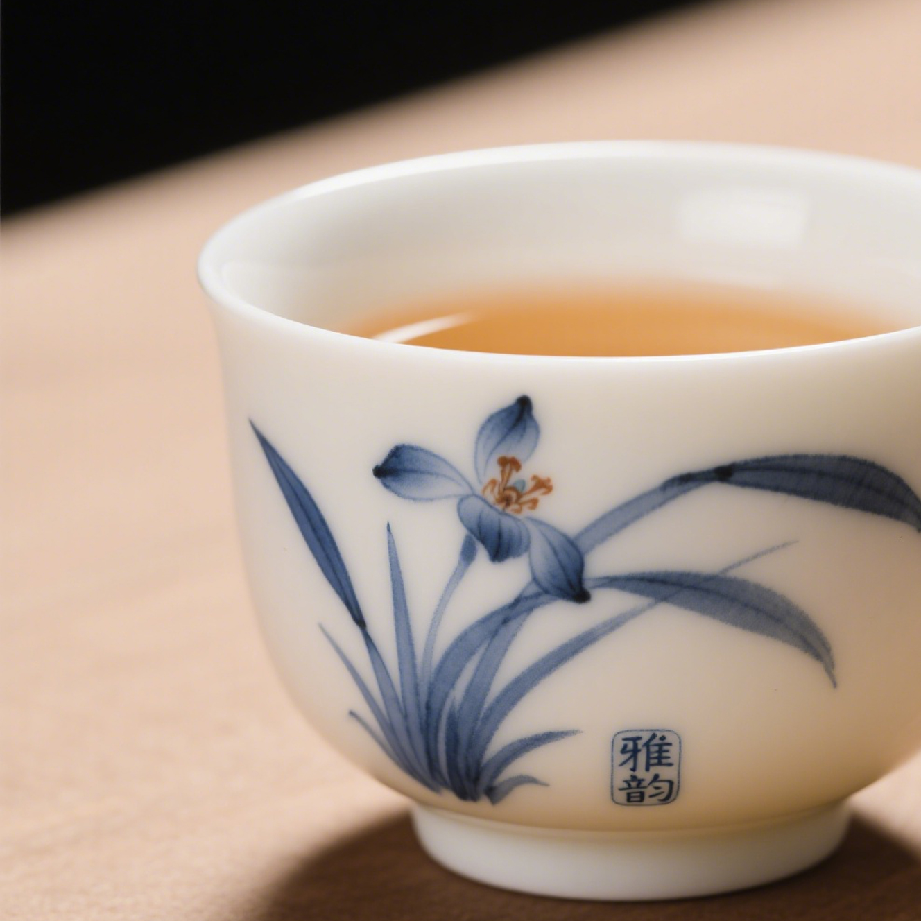  Kézműves kerámia teáscsésze készlet (6 darab) 