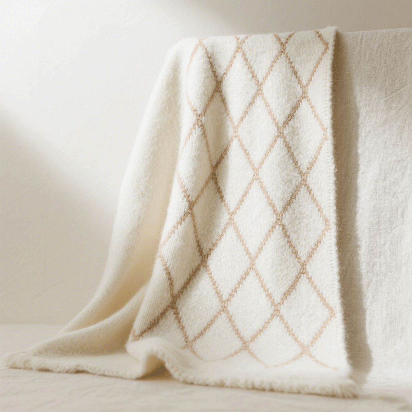 Kézzel kötött gyapjútakaró (2 darabos csomag) 