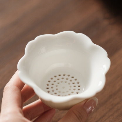 Lótusz alakú kerámia teaszűrő (5 darabos csomag)