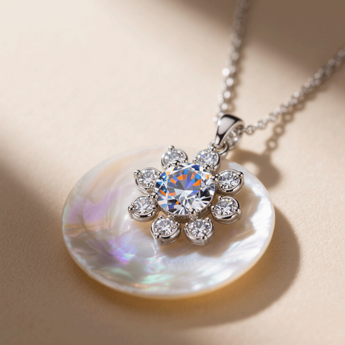 Elegáns gyémánt nyaklánc minden alkalomra