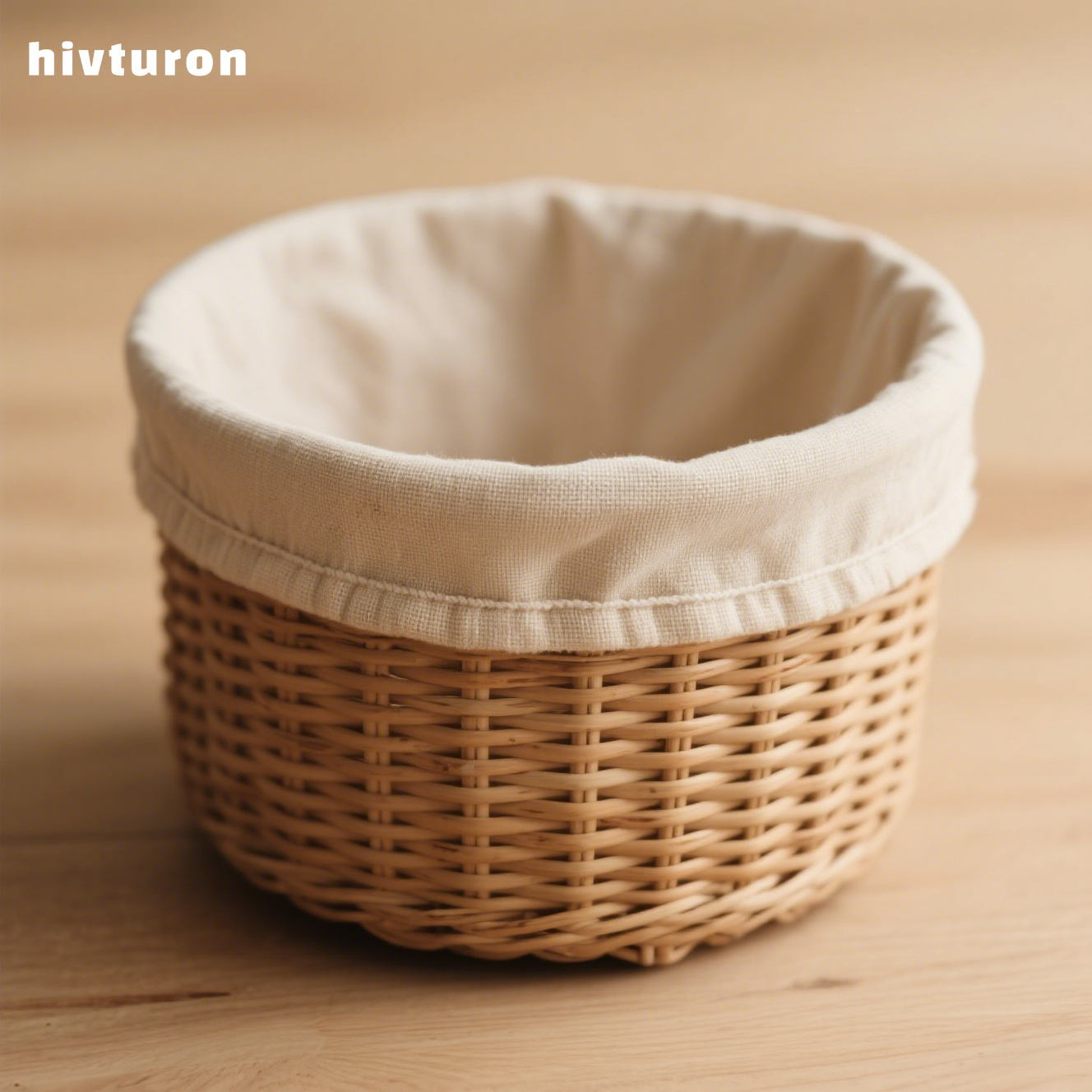 Woven storage basket