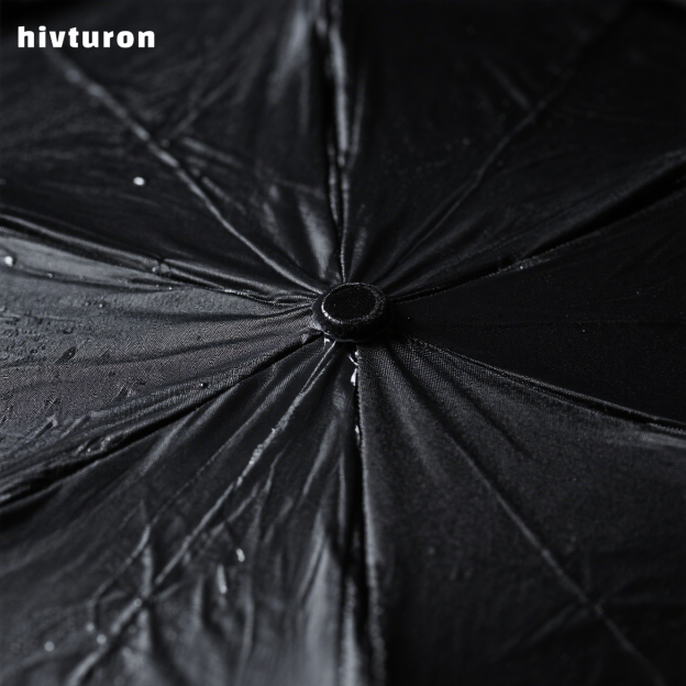 Ultra-light black plastic sunscreen folding umbrella