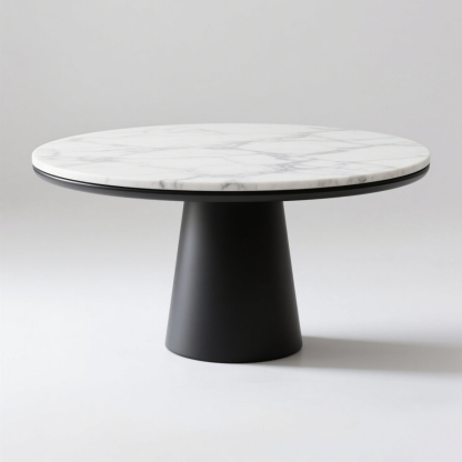 Marmurowy stolik kawowy z litego drewna