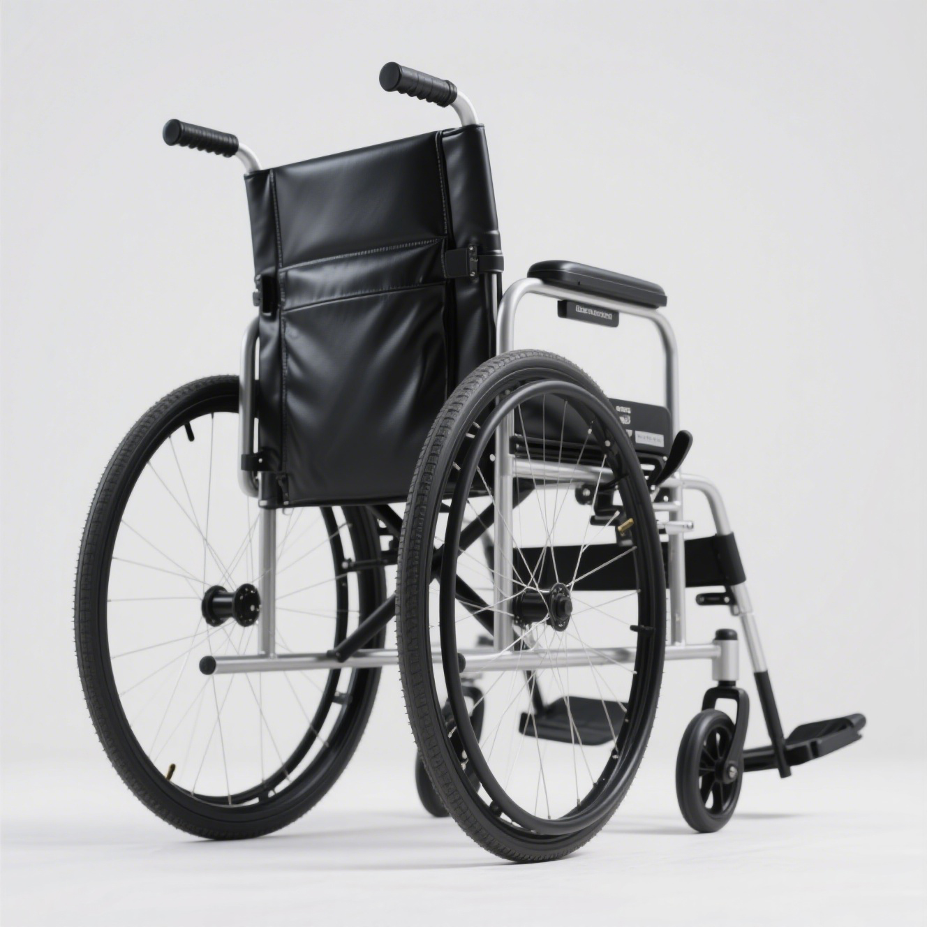 Lekki wózek inwalidzki ze stopu aluminium