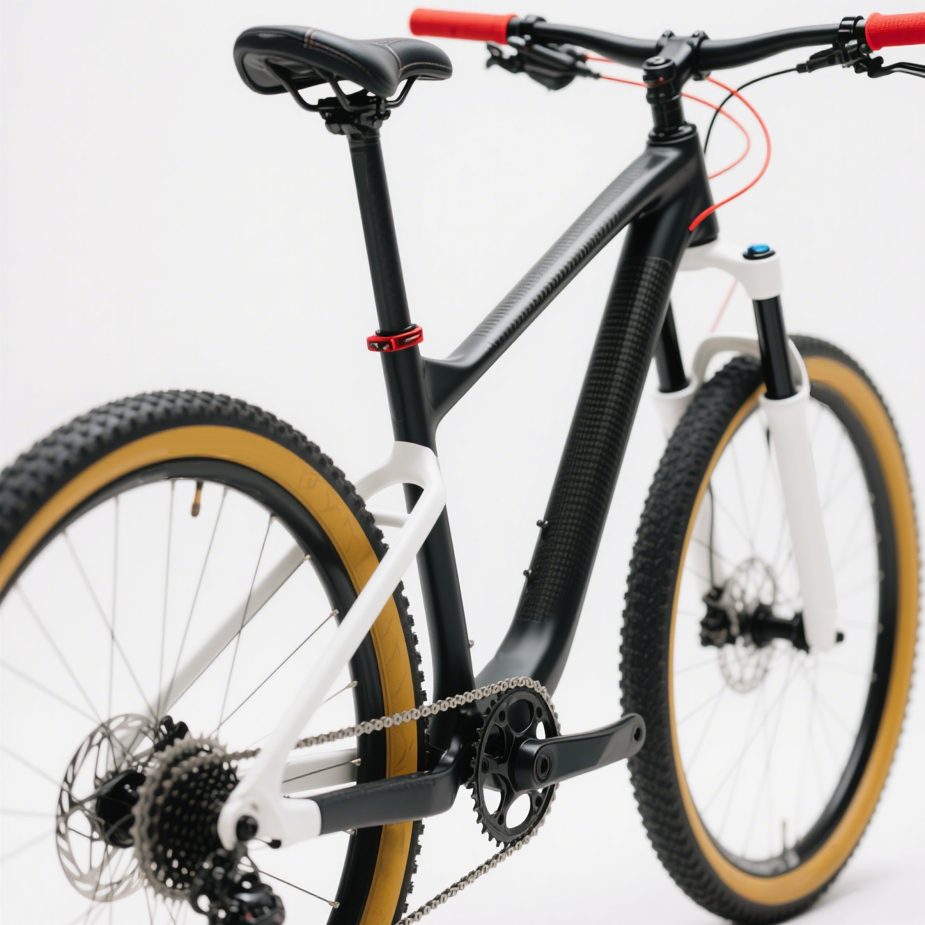 Solidny stalowy rower górski