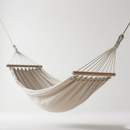Wygodny hamak płócienny